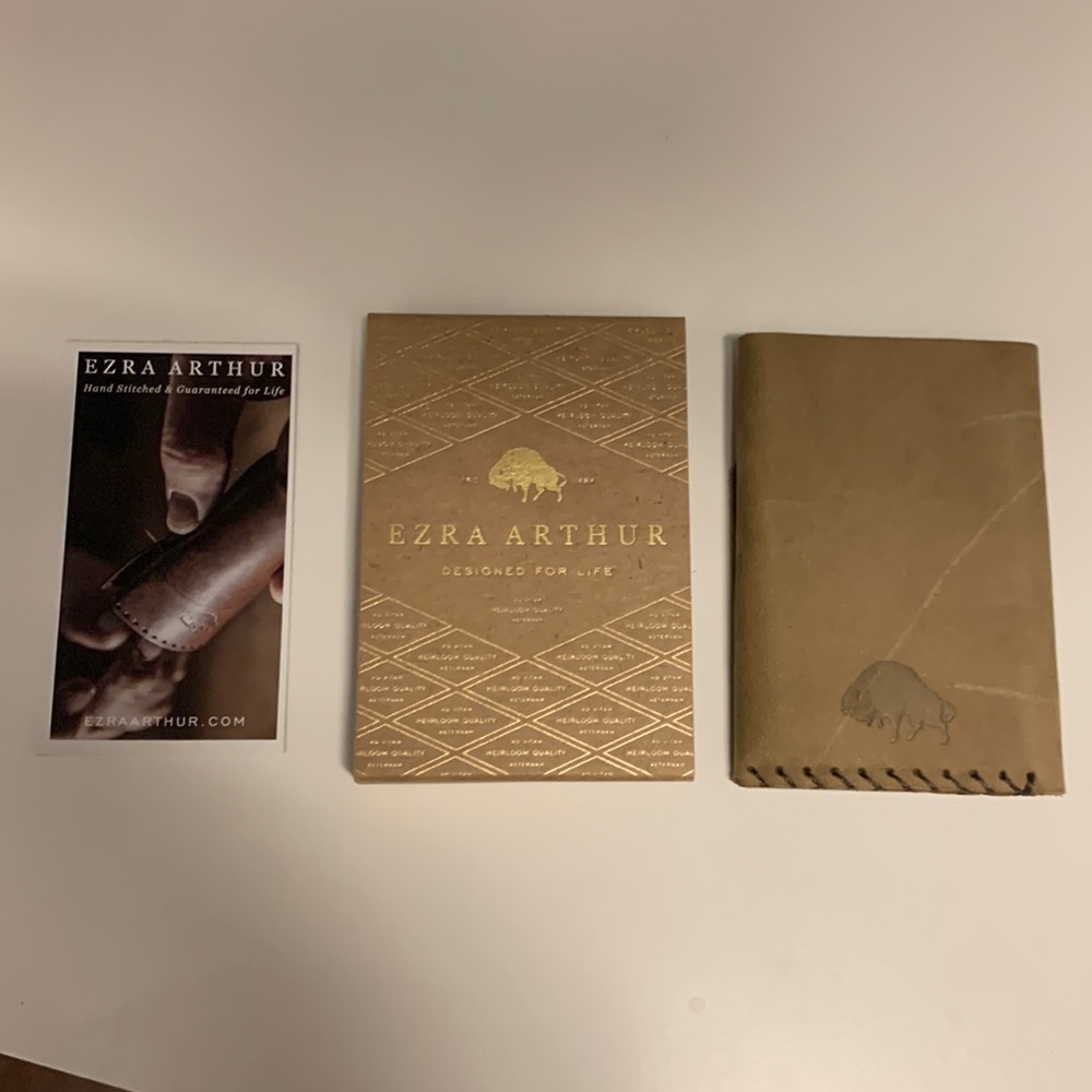 Ezra Arthur Hand Stitched Wallet